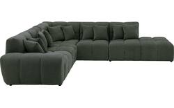 Goossens excellent hoekbank kubus groen stof - 8252752-goossens-excellent-kubus-bank-stof-groen-01 2